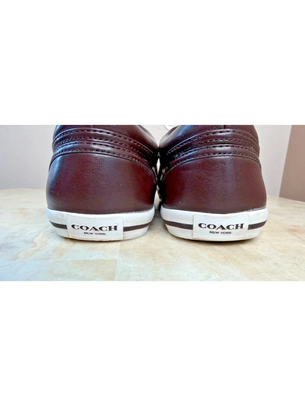 Coach Francesca A5209 Signature C Jacquard Sneakers Size 10B